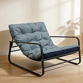 HomeMiYN Sessel Wohnzimmer Gartenliege mit