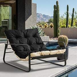 HomeMiYN Sessel wohnzimmer Gartenliege mit