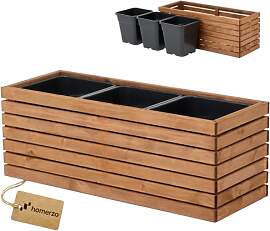 HOMERZO Pflanzkübel Holz – imprägniert