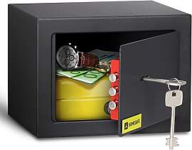 Homesafe HV15K Tresor Safe mit Schlüssel-Schloss, 
