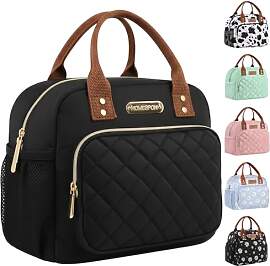 HOMESPON Isolierte Lunchtasche für Frauen Männer 