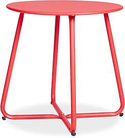 Homestyle4u Beistelltisch rund Metall Tisch Ø 45