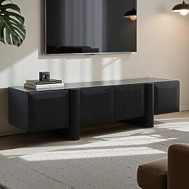 Hometopia TV Schrank aus Holz 160 cm für