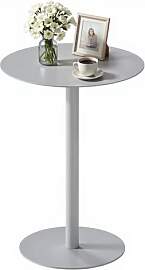 HOMEWINS Runder Beistelltisch in Grau, Hochwertige 