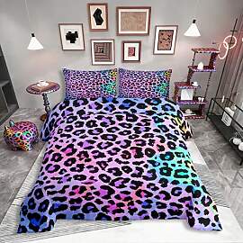 Homewish Bunte Simuliertes Leopardenmuster