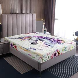 Homewish Einhorn Spannbettlaken 90x200