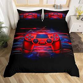 Homewish Jungen Gamepad Bettbezug 135x200,Moderner 