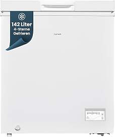 homeX Gefriertruhe, Tiefkühltruhe klein - 142L