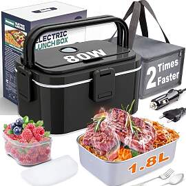 Homhut Lunchbox Elektrisch 80W Elektrische