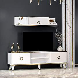 Homidea Sophia Wohnwand – Wohnzimmer TV Set –