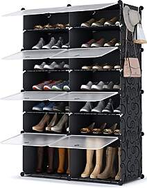 HOMIDEC Schuhregal, 7-stufiger Schuhschrank