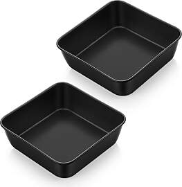 Homikit Auflaufform 2er Set, 15,9 x 15,9 x 5cm