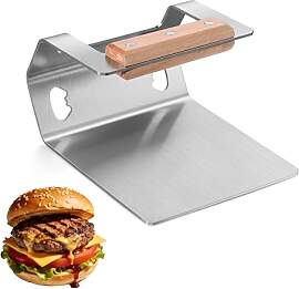 Homikit Edelstahl Burgerpresse, Burger Smasher mit 