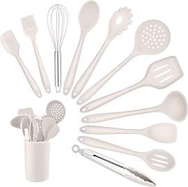 Homikit Küchenhelfer Set, 12 Stück Silikon