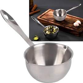 Hominas Milchtopf mit Ausgieße, Butter