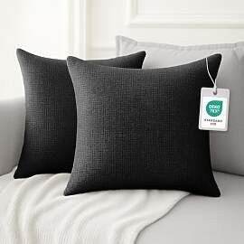 HOMING Kissenhülle St. Moritz Anthrazit | Sofa