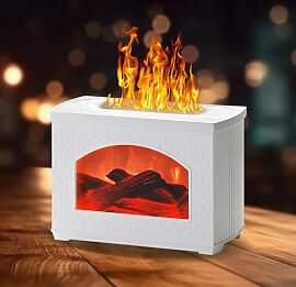 Homirty Aroma Diffuser mit LED Kamin Diffuser,