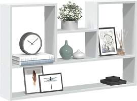 homiuse Schweberegal für Wohnzimmer Weiß