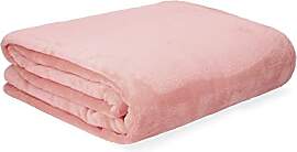 HOMLA Rote Fleecedecke Flauschig und Warm - für