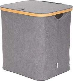 Homla - Wäschekorb "Nellie" in Grau -