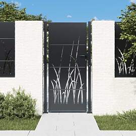 Hommdiy Gartentor Anthrazit 100x175 cm Stahl