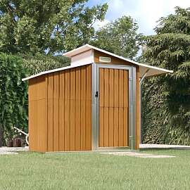 Hommdiy Geräteschuppen Braun 270x130x208,5 cm