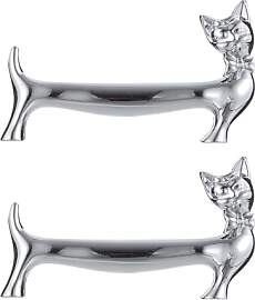HOMSFOU 2Er Set Metall Stäbchenhalter Aus