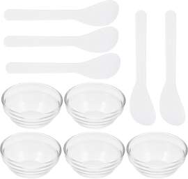 HOMSFOU 5Pcs Kleine Rührschüssel Kosmetik