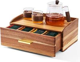 HOMTERRA Teebeutel-Organizer mit Schublade -