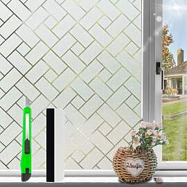 HOMTOL Fensterfolie Blickdicht von Aussen,