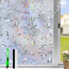 HOMTOL Milchglasfolie Selbstklebend Fenster,