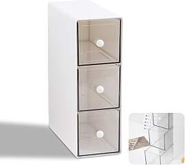 HOMURY Teebox mit 3 Schubladen: Teebeutelboxen aus 