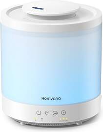 Homvana Luftbefeuchter Schlafzimmer, 1,5L Top-Fill 