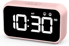 HOMVILLA Digitaler Wecker, LED Digital Wecker