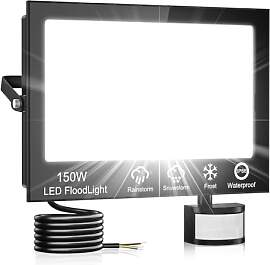 Hondony 150W Led Fluter mit Bewegungsmelder