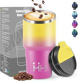 HoneyHolly Thermobecher 600 ml, Wiederverwendbar,