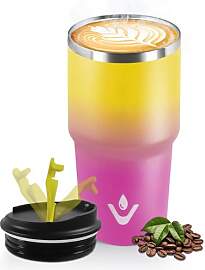 HoneyHolly Thermobecher 600 ml, Wiederverwendbar,