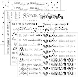Hongma Rub On Sticker ca.A5 19x14cm-Großformat