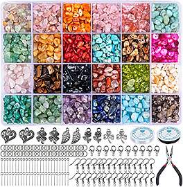 HONGTEYA Schmuck Selber Machen Set, 24 Farben