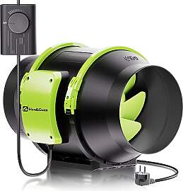 Hon&Guan Rohrventilator 150mm Leise mit