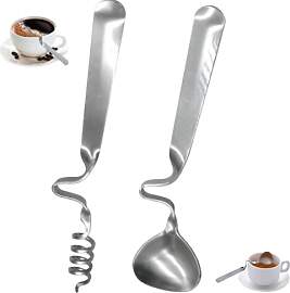Honiglöffel Edelstahl Set 2-teilig, Honig und
