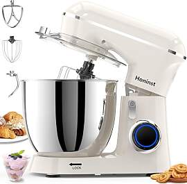Honinst Küchenmaschine Knetmaschine, 10 P Stufen