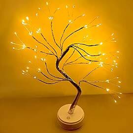 HONPHIER Dekoration Baum Baumlampe beleuchteter