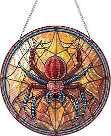 Hoobee Spinne Diamond Painting Anhänger, Spinne