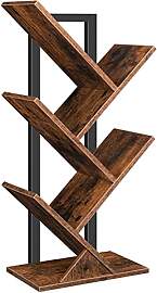 HOOBRO Bücherregal, Standregal mit 4 Ebenen, Holz 