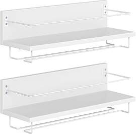 HOOBRO Wandmontierte Weinregale 2er Set,