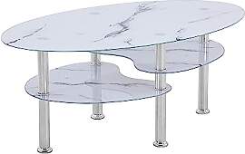 HOOZ Couchtisch Glas mit 8mm Sicherheitsglas & 