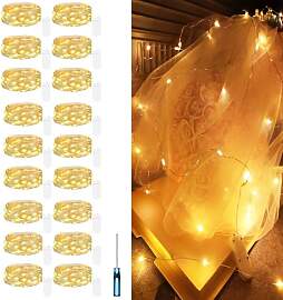 Hopelit 18 Stück 2 Meter 20 LEDs Lichterkette