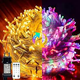 Hopelit Lichterkette Außen Innen, 30 m 300 LEDs