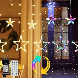 Hopelit Ramadan Lichterkette, 2.3m 12 Sterne